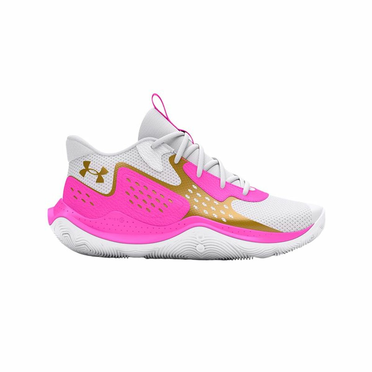 Basketball Shoes for Adults Under Armour Jet '23 White-4