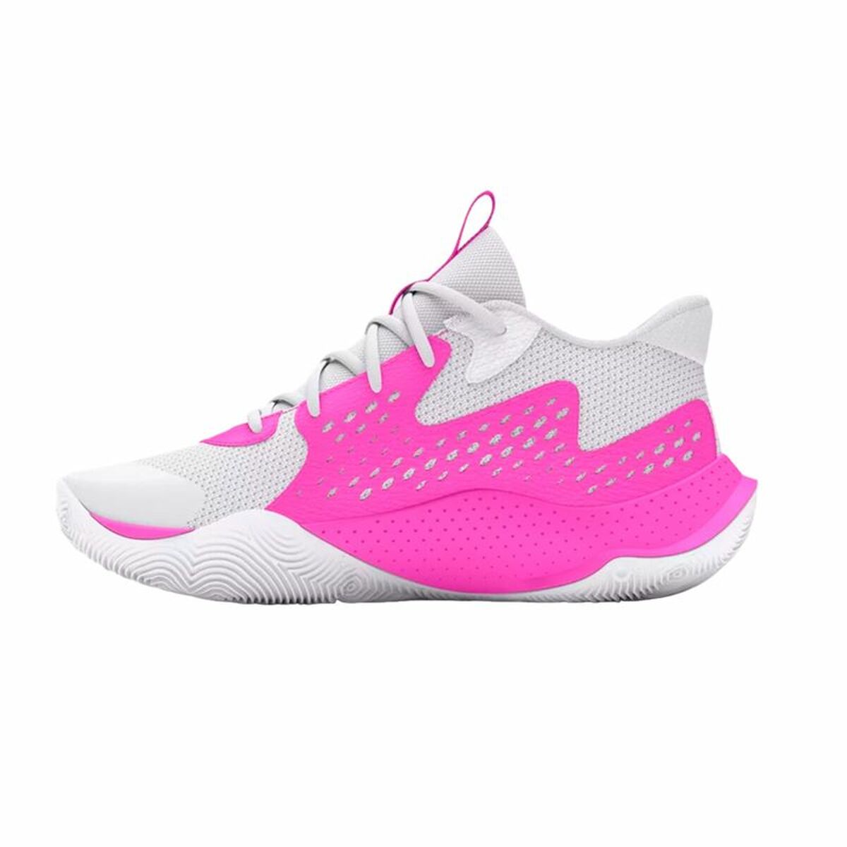 Basketball Shoes for Adults Under Armour Jet '23 White-3