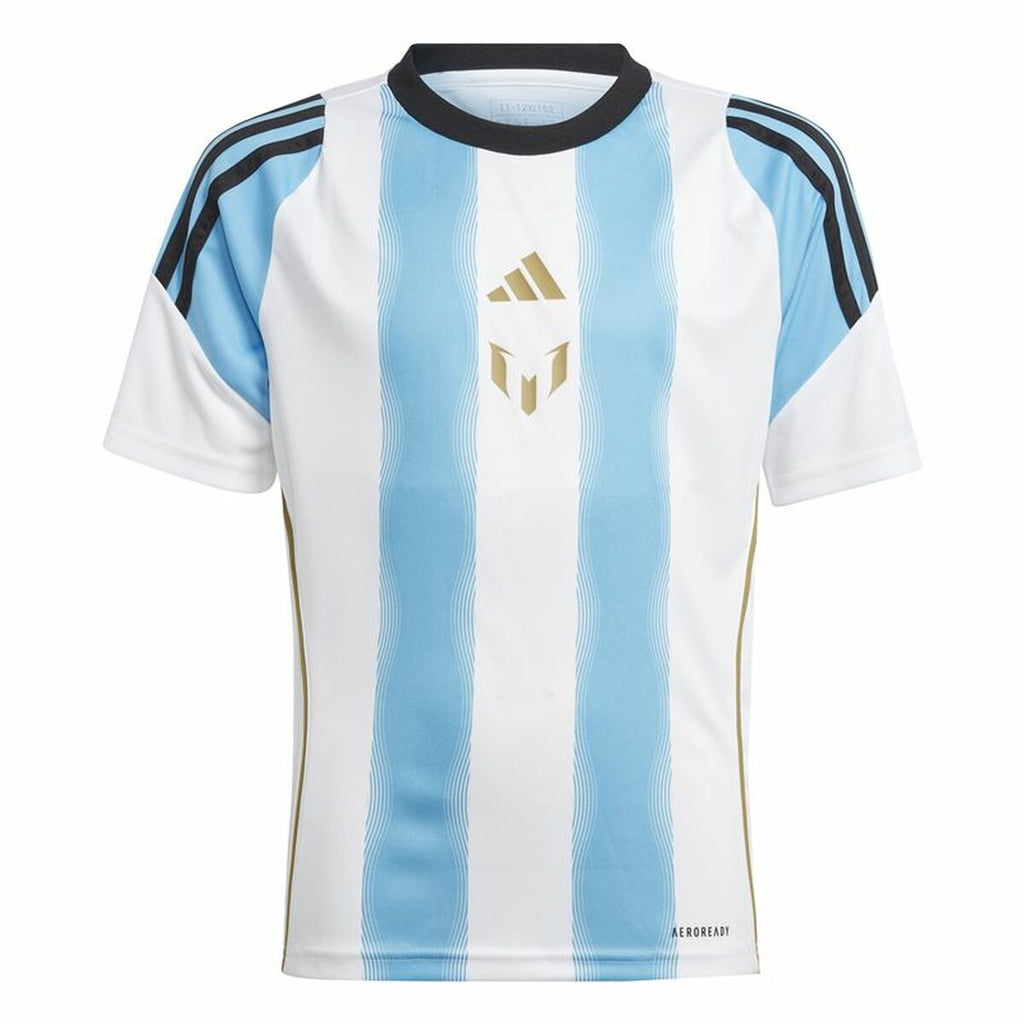 Football T-Shirt Adidas Messi Training Blue White