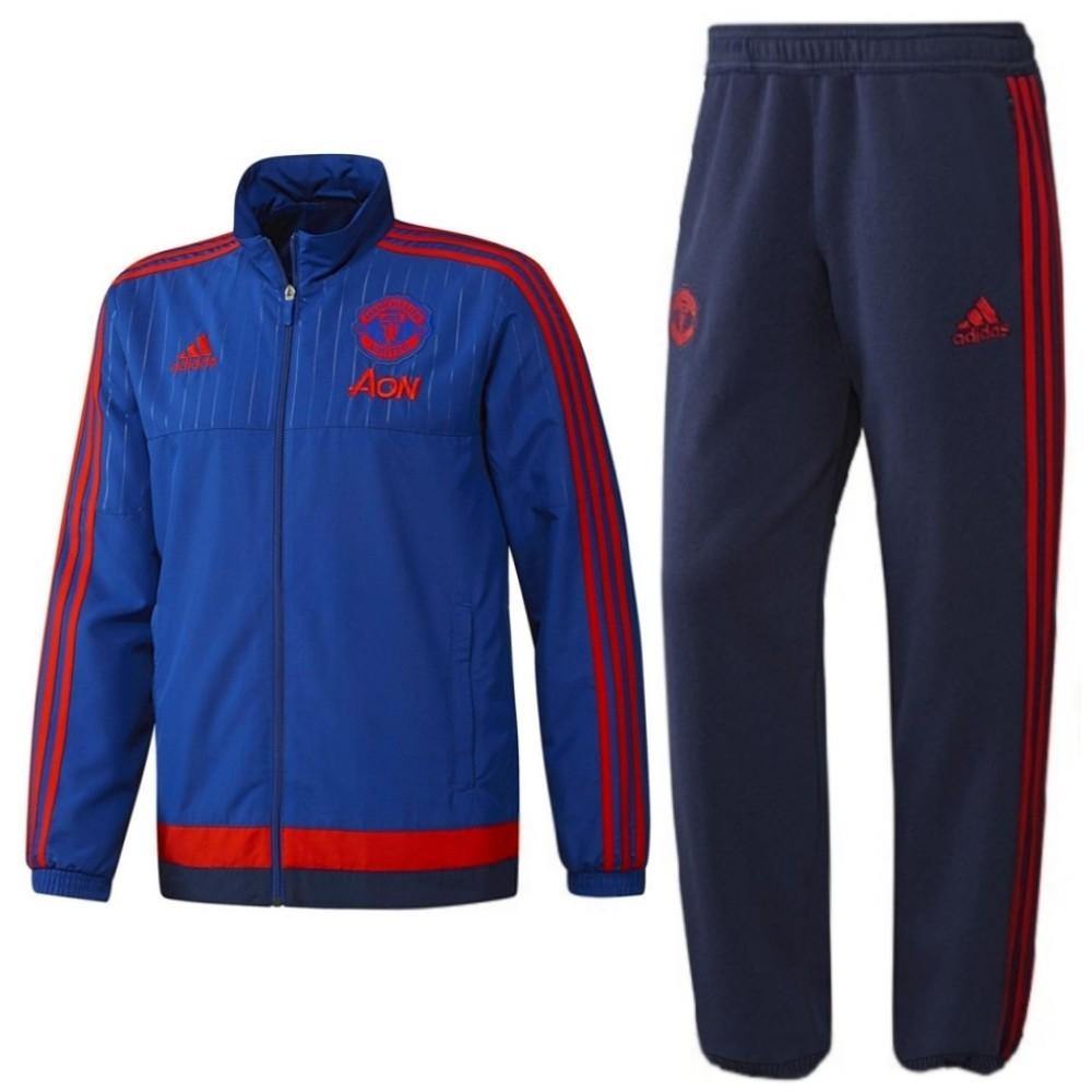 Manchester United Presentation Soccer Tracksuit 2015/16 - Adidas