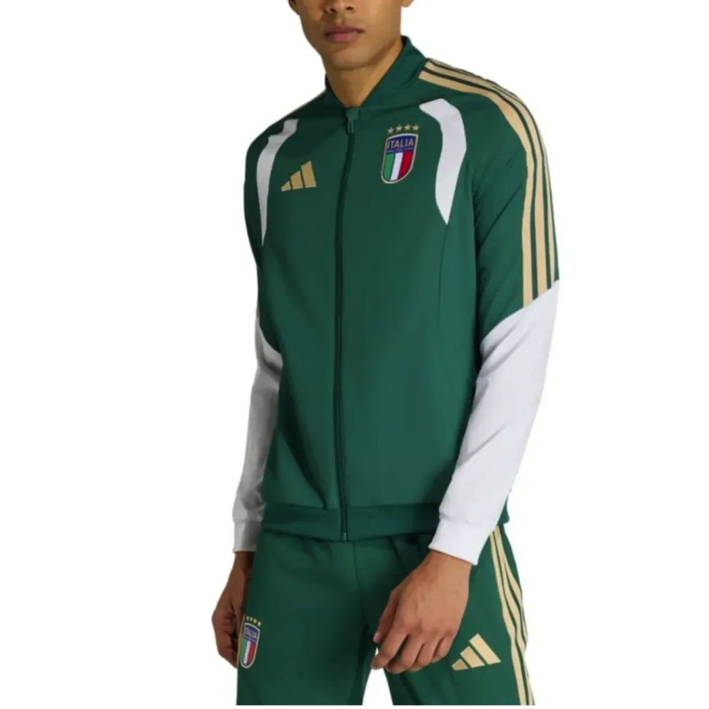 Italy green training presentation soccer tracksuit 2026/27 - Adidas