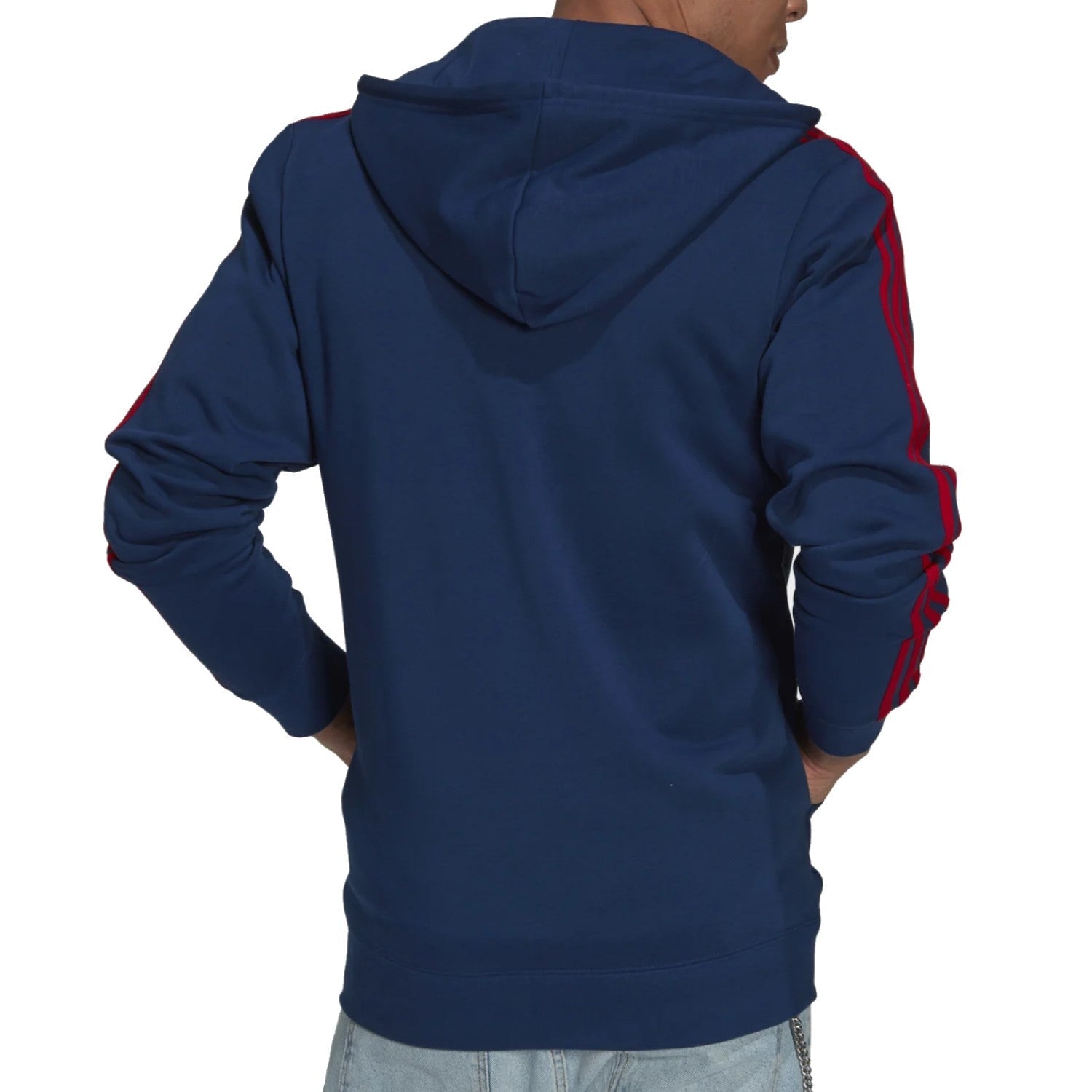 Arsenal Casual 3S hooded presentation tracksuit 2021/22 navy - Adidas-1