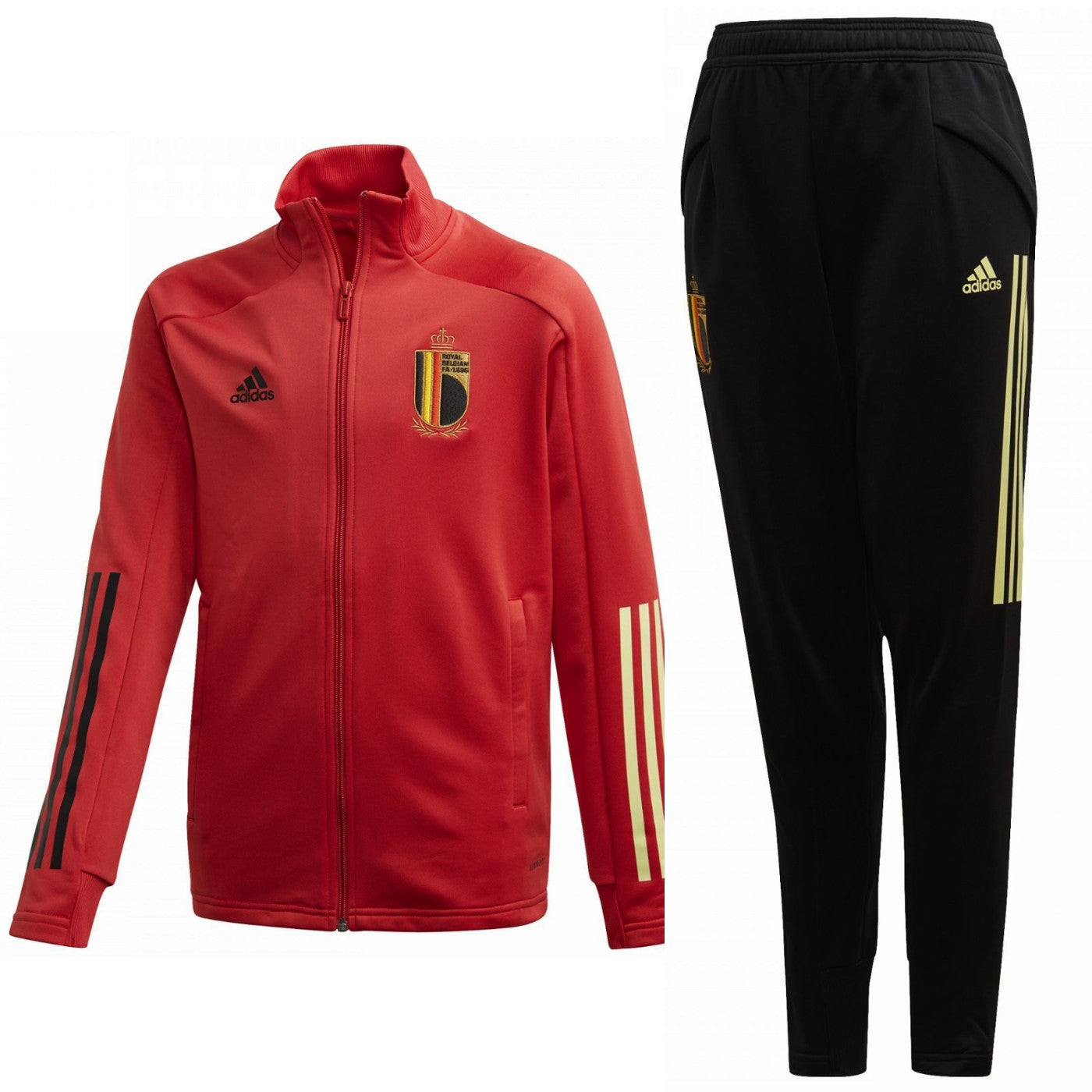 Kids - Belgium training presentation tracksuit 2020/21 - Adidas