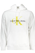 CALVIN KLEIN MEN'S WHITE ZIPLESS SWEATSHIRT