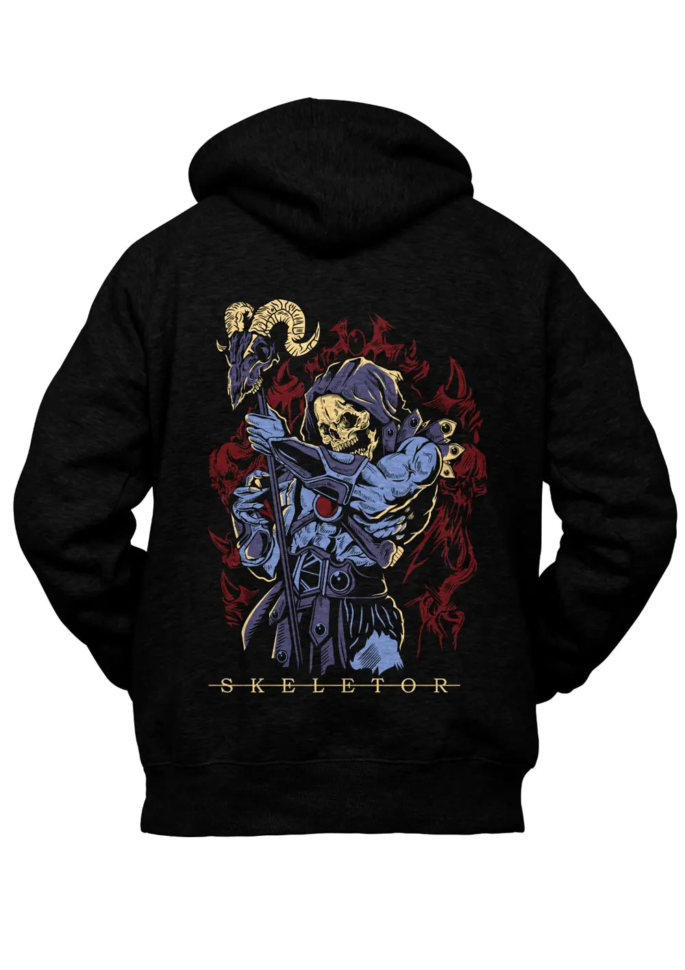 Felpa con Cappuccio Skeletor Cult Masters of the Universe-0