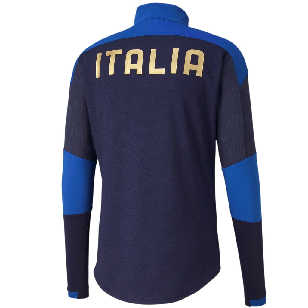 Italy soccer team technical training sweatshirt 2020/21 navy - Puma