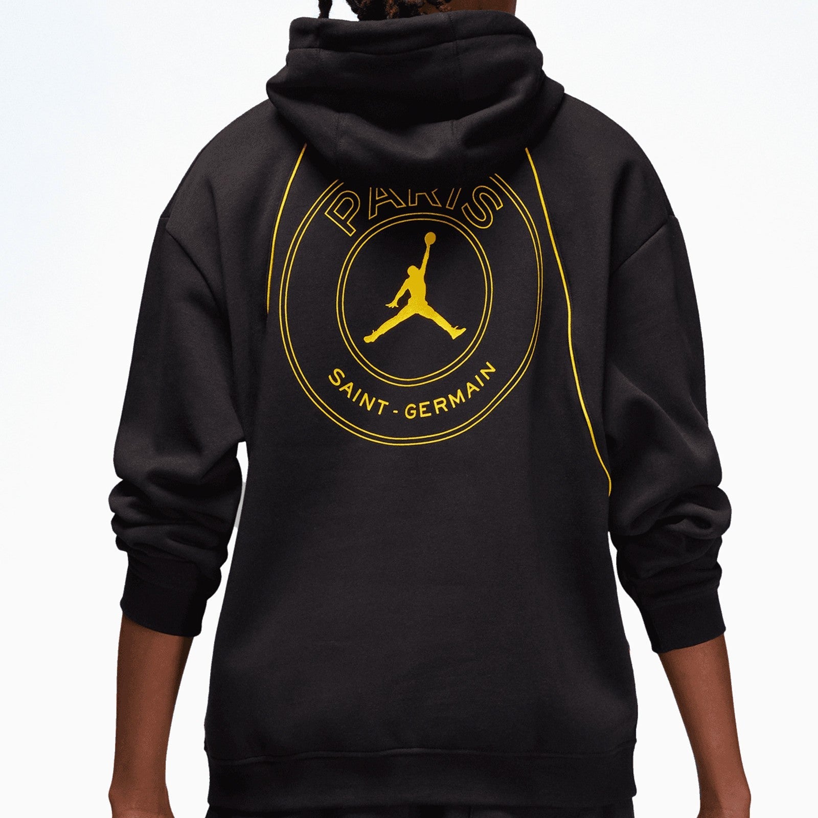 Jordan x PSG Casual Fleece fanwear presentation tracksuit 2023 black - Jordan
