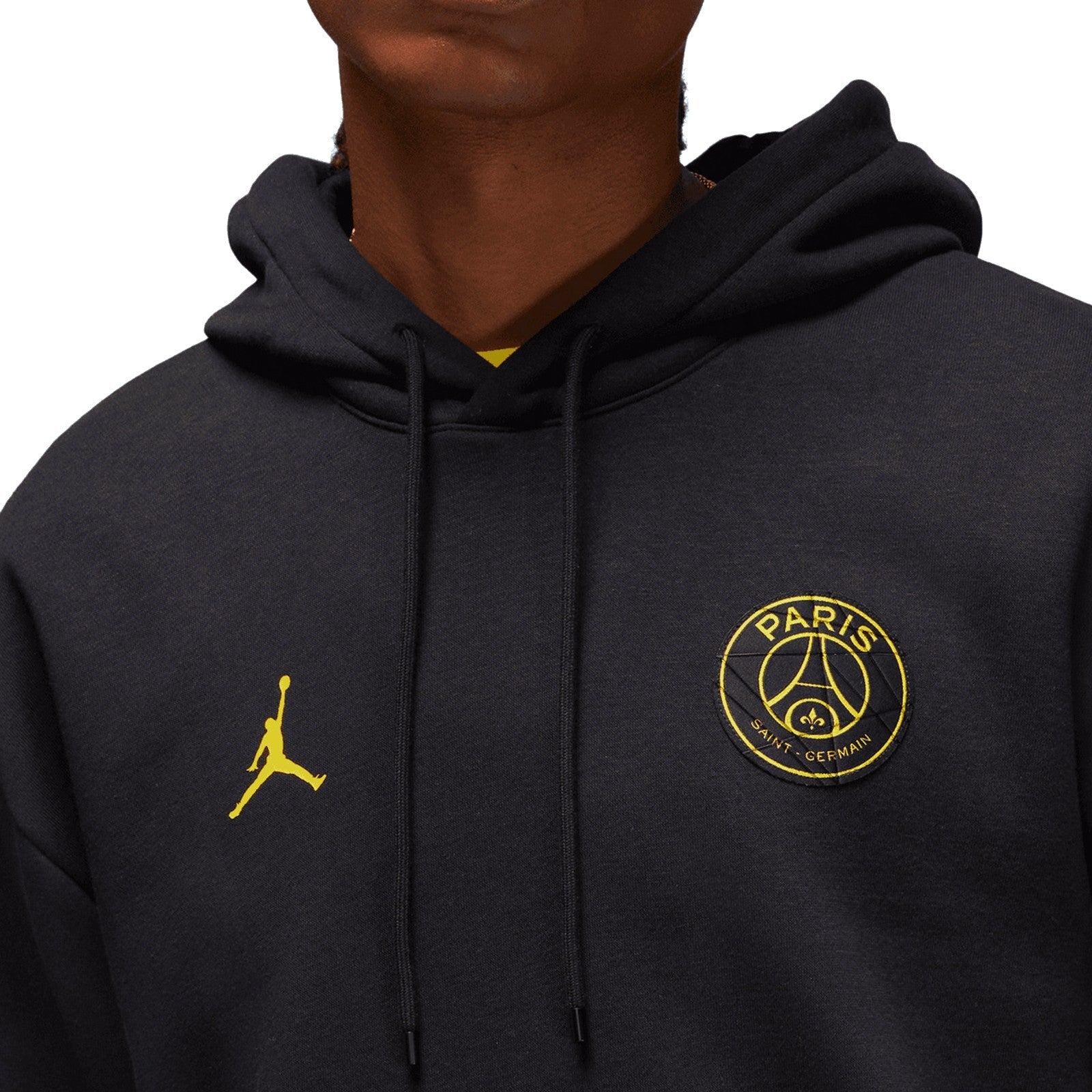 Jordan x PSG Casual Fleece fanwear presentation tracksuit 2023 black - Jordan