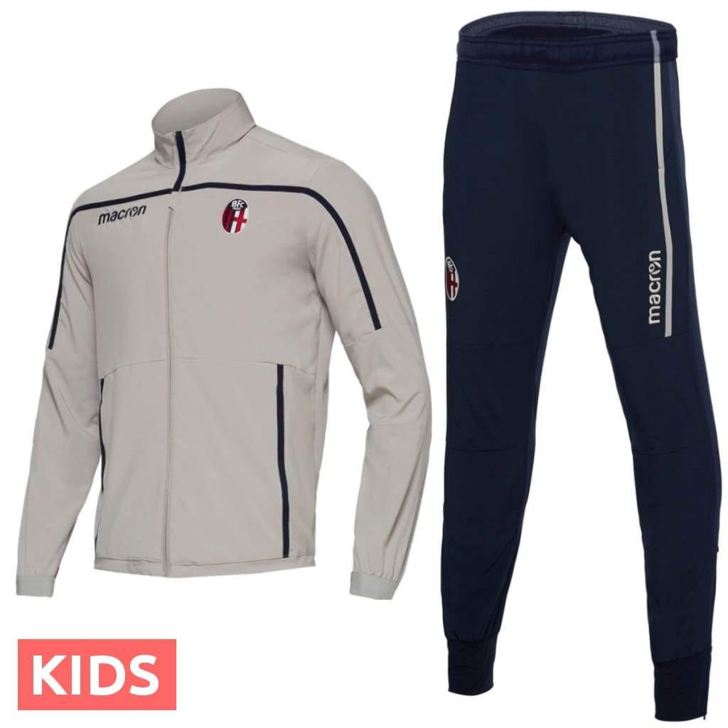 Kids - Bologna FC presentation soccer tracksuit 2018/19 - Macron