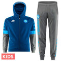 Kids - SSC Napoli UCL hooded presentation soccer tracksuit 2019/20 - Kappa