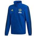 Manchester United soccer blue training rain jacket 2019/20 - Adidas
