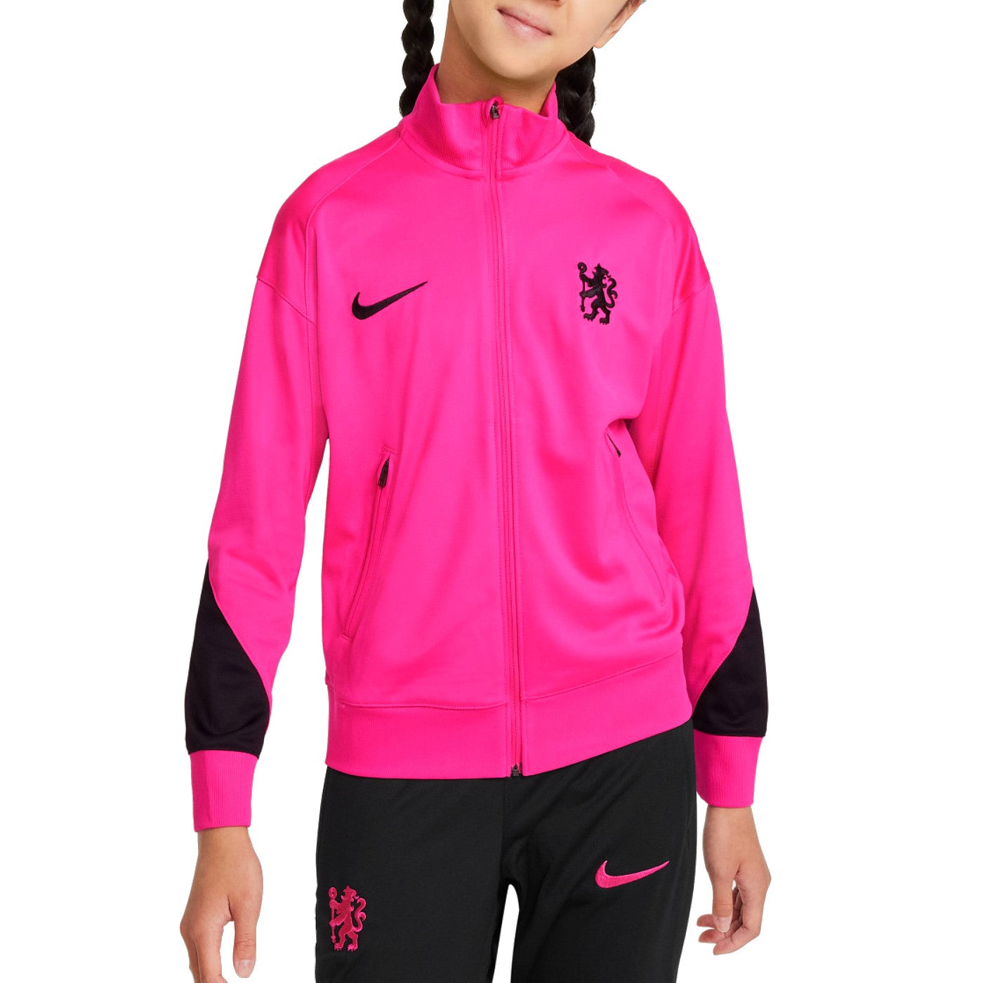 Kids - Chelsea FC EU training presentation Soccer tracksuit 2024/25 - Nike