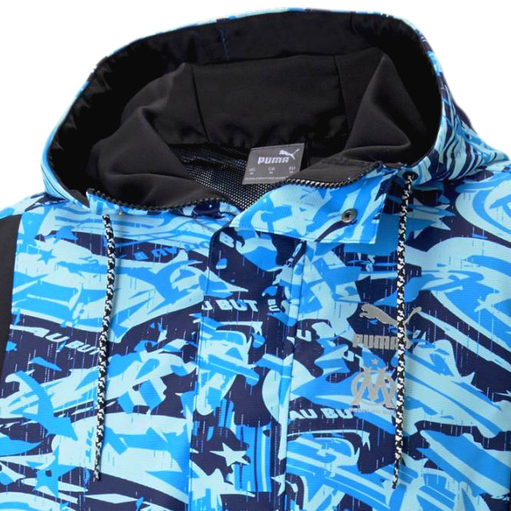 Olympique Marseille streetwear woven presentation jacket 2022 - Puma