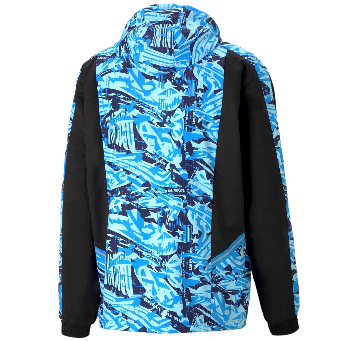 Olympique Marseille streetwear woven presentation jacket 2022 - Puma