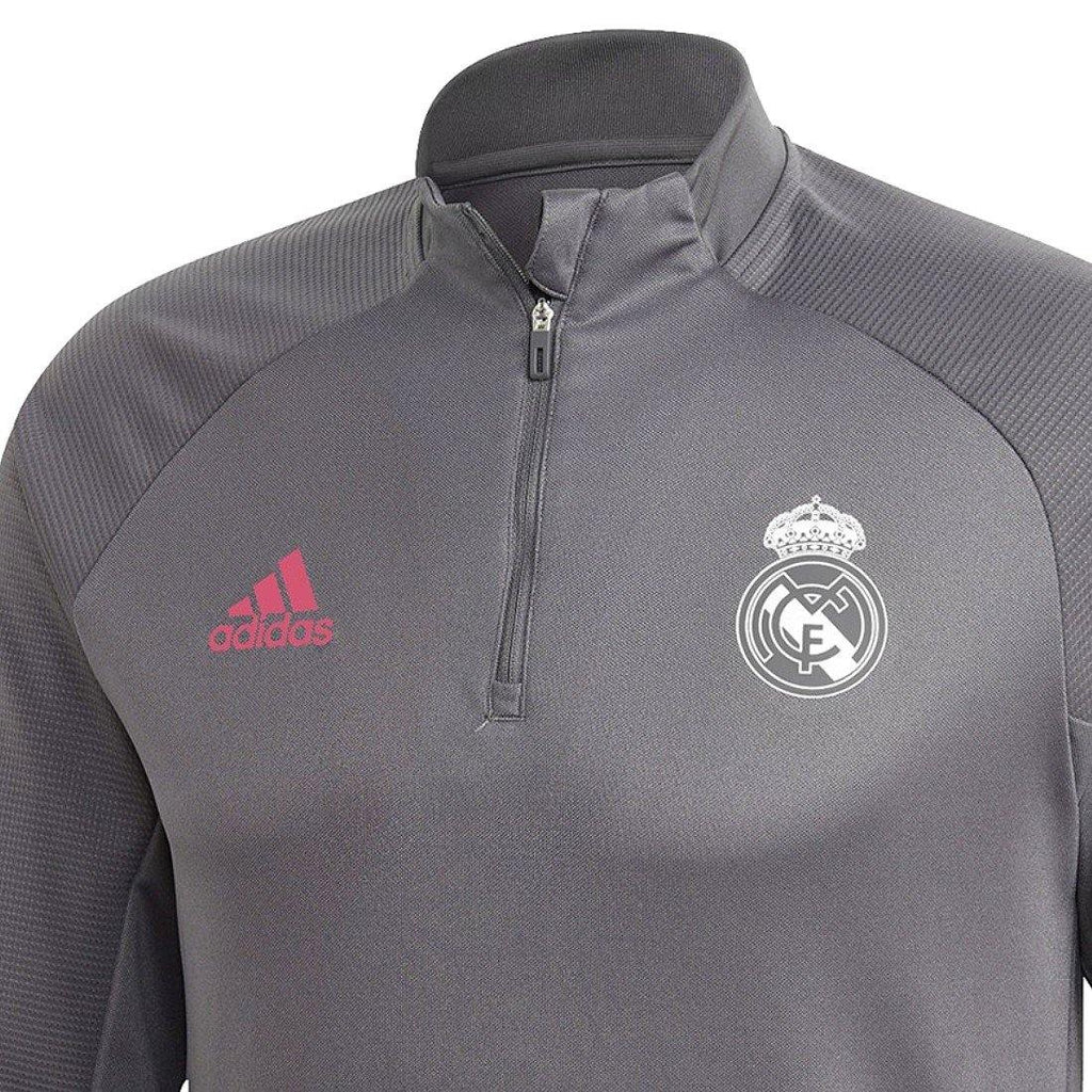 Real Madrid soccer grey technical training tracksuit 2020/21 - Adidas