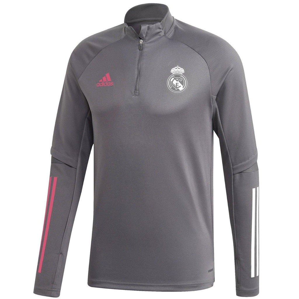 Real Madrid soccer grey technical training tracksuit 2020/21 - Adidas