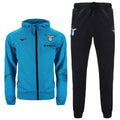SS Lazio hooded cotton presentation tracksuit 2022/23 light blue - Mizuno