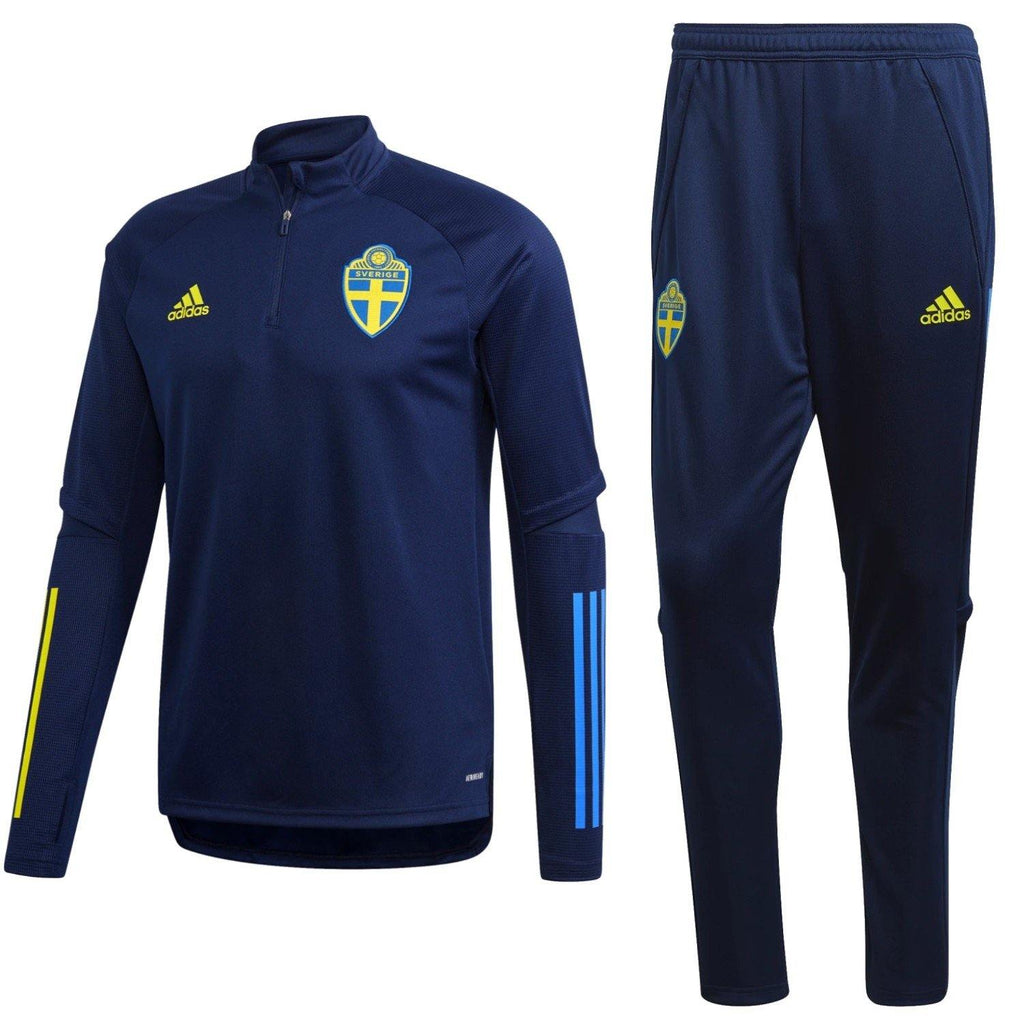 Sweden soccer team training technical tracksuit 2020/21 - Adidas